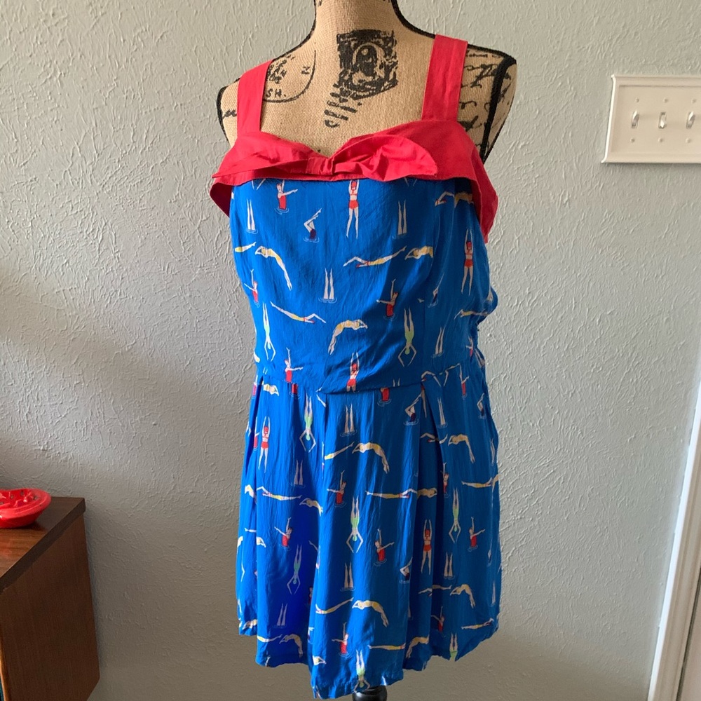 Lindy Bop Retro Playsuit Plus Volup Pinup 1930s